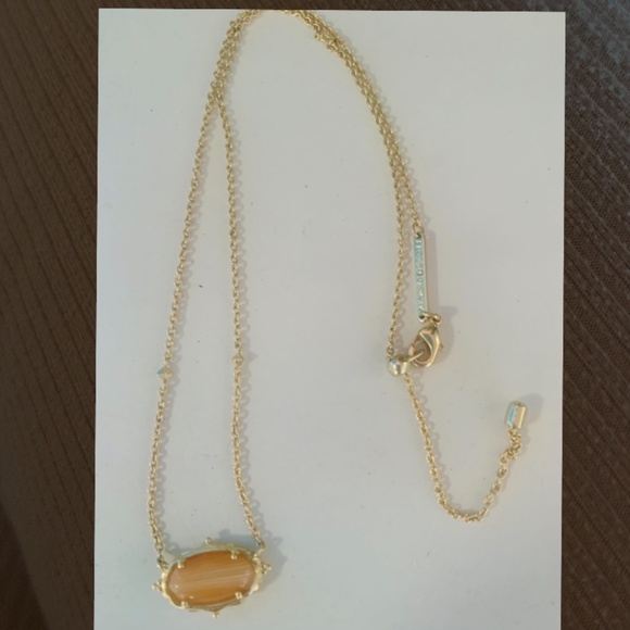 Kendra Scott Peach Pendant Necklace - Picture 2 of 5